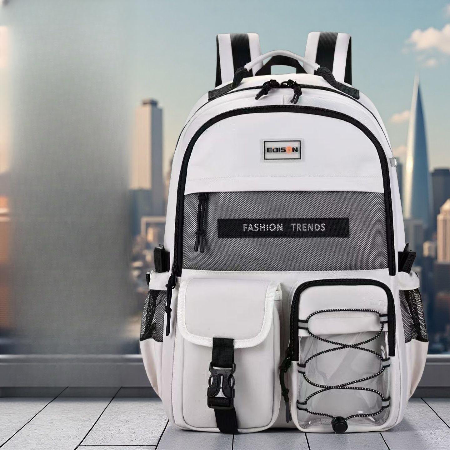 

Рюкзаки для мальчиков-подростков, рюкзаки для девочек для защиты позвоночника и снижения нагрузки, и рюкзаки для старшеклассников 45 * 33 * 23CM