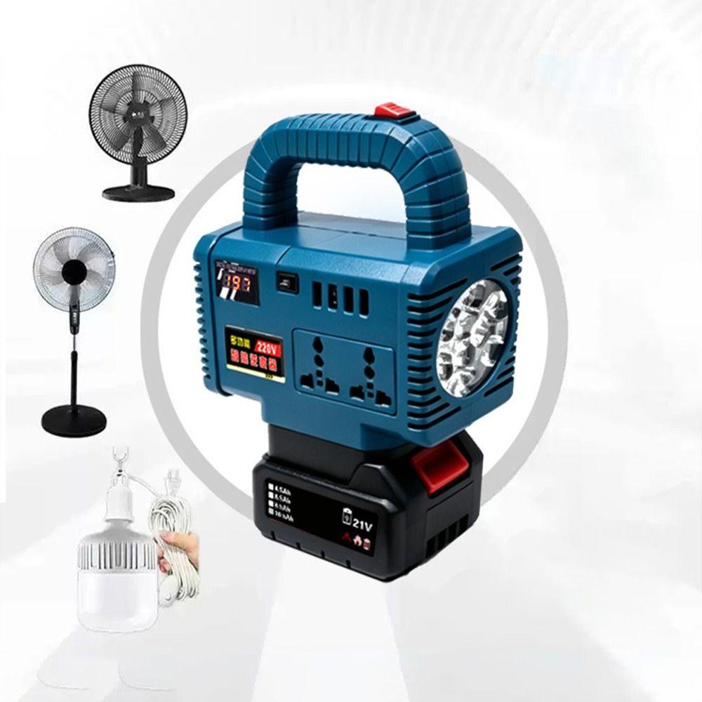 150W Portable Power Inverter DC to AC Converter for Makita 18V Battery Mobile Device Charging