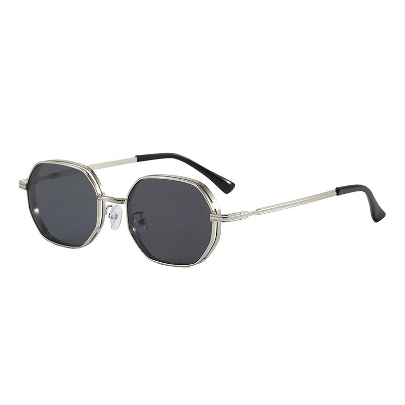 Sunglasses Women'S Advanced Sense Uv Protection Big Face Thin Sunglasses Sun Protection Retro Fashion