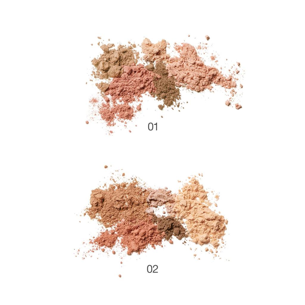 RMK Shade Glow Gesichts-Palette 02 Sedona Symphony Contouring Highlight [RMK Offiziell] & (Highlighter, Konturieren, Puder, Puder, Wange, Rouge)