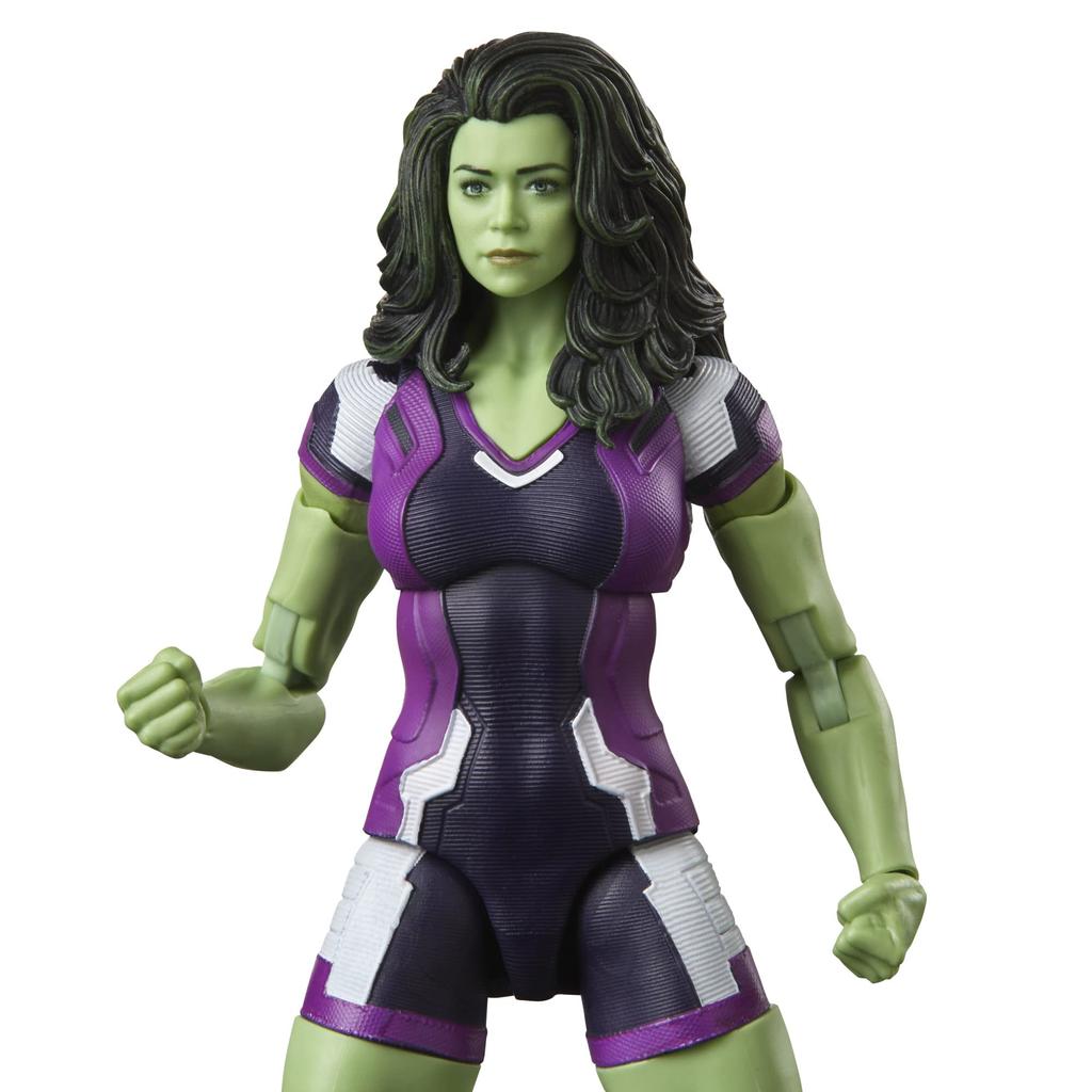 Hasbro Marvel Legends Series Disney Plus MCU Series Action Includes 2 Accessories and 1 Authentic She-Hulk Figure, 6-inch (15cm) Size, Build-A-Figure