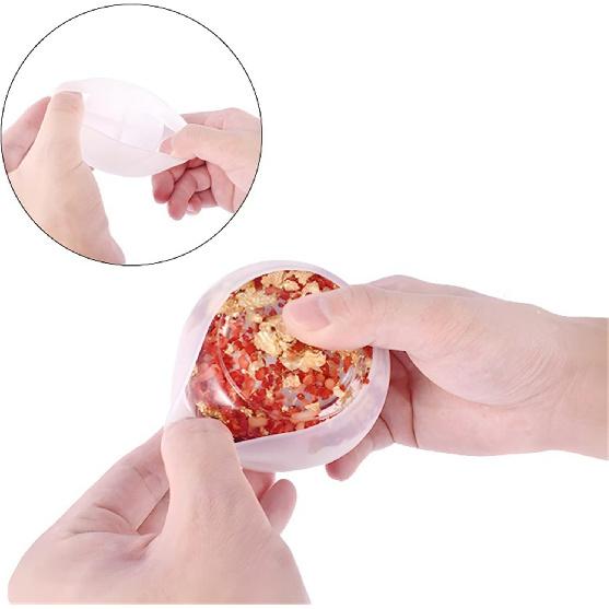 Resin Mold Silicone, Cute Mushroom Jar Series Resin Mold Silicone with Lid (7-PCS), Epoxy Mold Silicone DIY Casting Craft for Storage Bottles, Candy