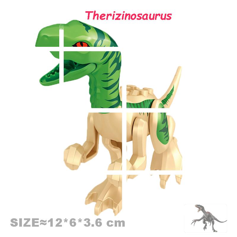 Velociraptor Triceratops Jurassic Dinosaurier Welt Indominus T-Rex Modell Zusammenbauen Pädagogische Bausteine Spielzeug für Kinder Geschenke