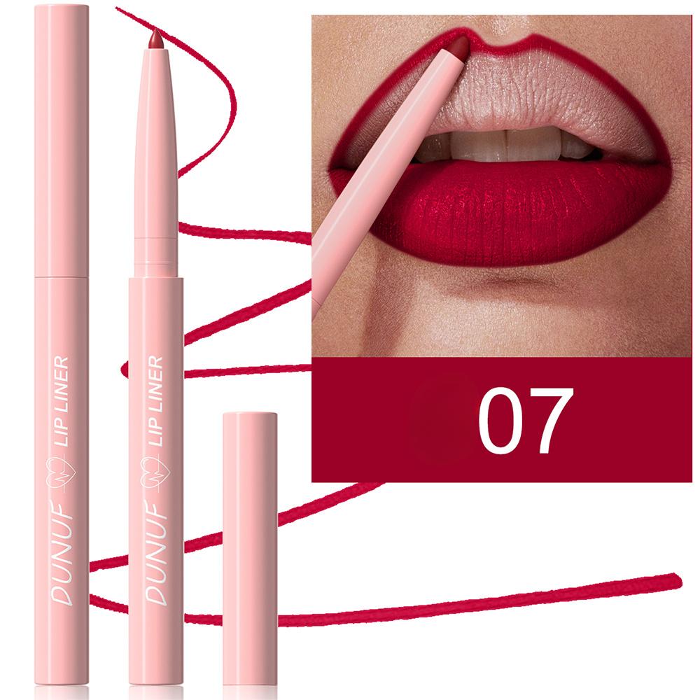 

Карандаш для губ 12 цветов – Стойкий и не размазывающийся карандаш для губ, гладкая и кремовая текстура, высокая пигментация для точного контура губ,