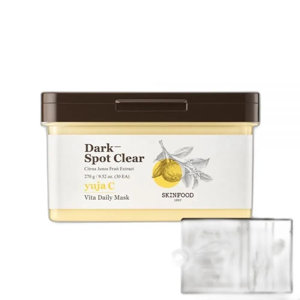 Skinfood Yuja Seed Vita Daily 3-Minute Quick Revitalizing Mask 30 Sheets_Yuja