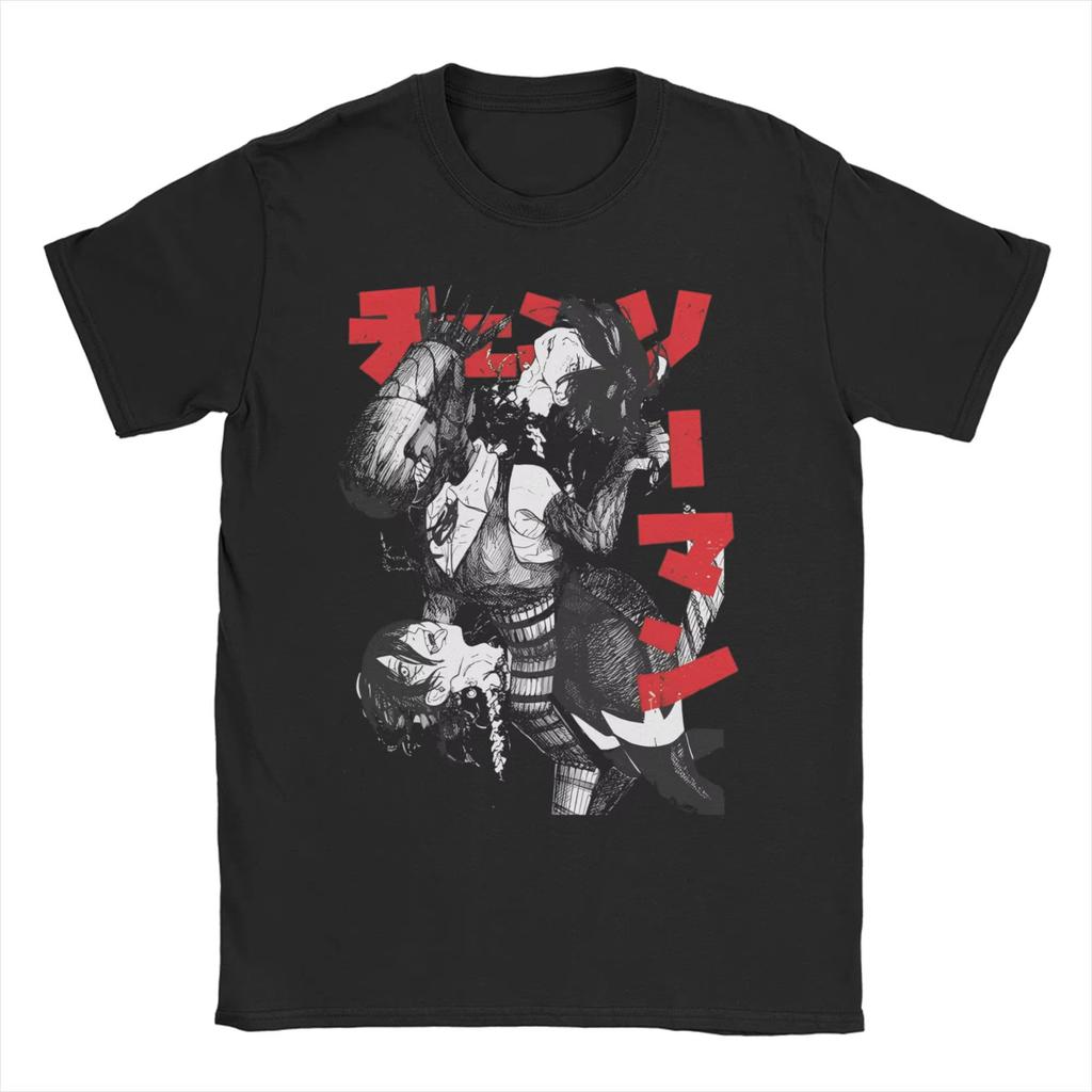 2026 New Unisex Women Chainsaw Unisex Reze T Shirts Anime Bombs Devil Cotton Clothes Casual Short Sleeve Crewneck Big Size TShirt