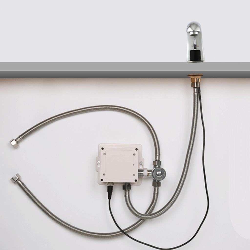 Robinet de apă pentru chiuvetă cu senzor automat din aliaj, baterie automată fără atingere