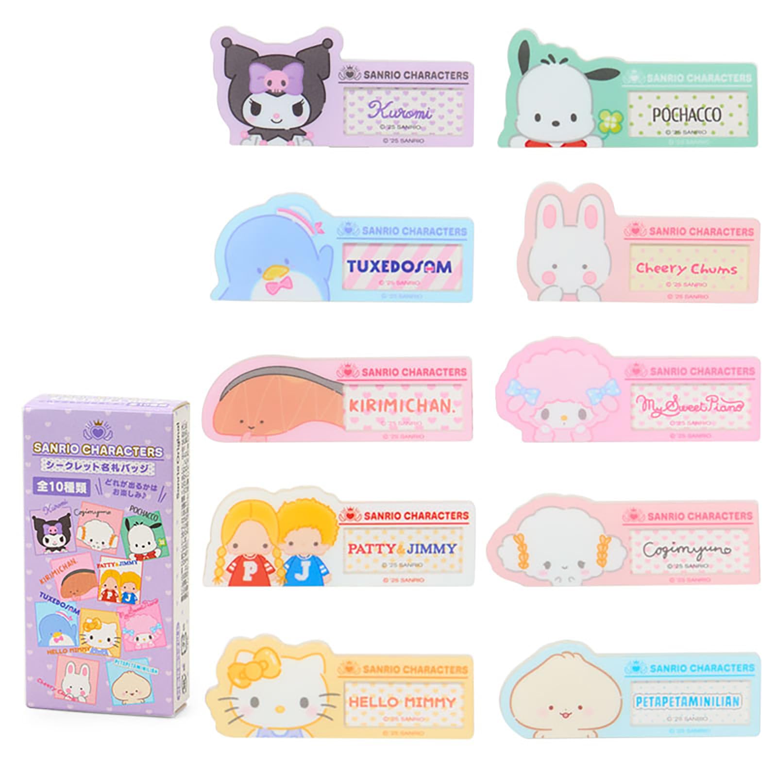 Sanrio Secret Name Badge C Character Awards First Edition Acrylic for Ages 3 and Up 600903