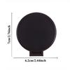 50pcs Mini Foldable Round Makeup Mirror - Portable Compact Travel Mirror for Women, Polished Glass Surface,Floor Mount