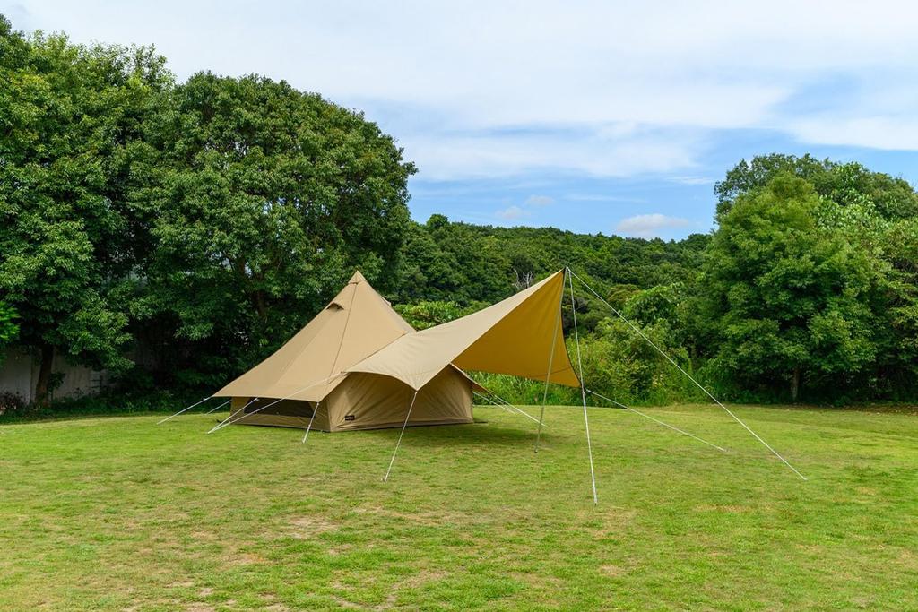 ogawa System Tarp Penta 4x4 Sand Beige X Dark 3308 TC-II, Brown,