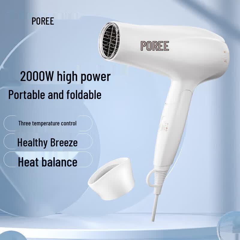 FLYCO BORY PH1626 2000W Hair Dryer CN plug (adapter included)