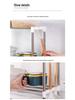 Retractable Stainless Steel Microwave and Bathroom Organizer Shelf
