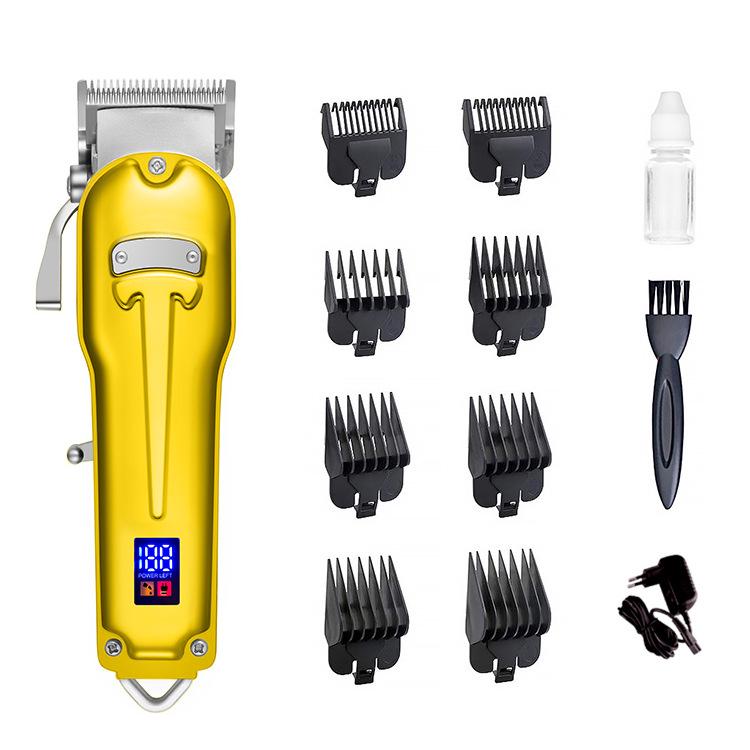 Professional Electric Hair Clipper and Shaving Tool: Oil Head Clipper, Razor, and Carving Tool