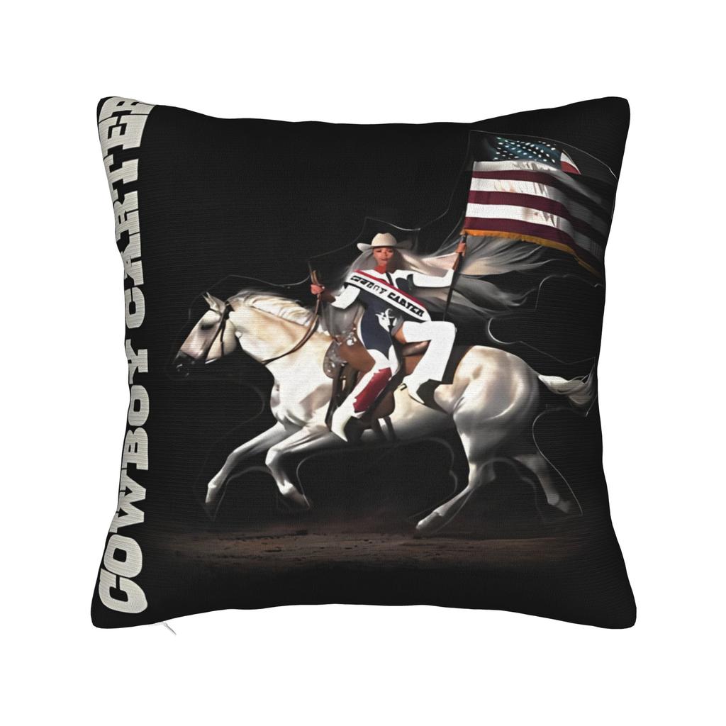 Beyonce Cowboy Carter Tour Printing Pillowcase Cushion Cover  Pillow Covers New Style Bedroom Decorations Square Multi-Size
