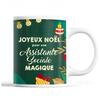 Mug - Christmas Social Worker - Ceramic - Printed Front/Back - 325 Ml - Green