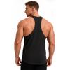 Sommer Mænds Y-ryg Muskel Tanktoppe Hurtigtørrende Ærmeløs Træningsskjorte til Fitness Bodybuilding Træning Stringer Vest