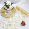 Glitter Tablecloth Organza Dinning Table Decoration Christmas Foil Table Runner  Hotel