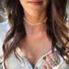Natural Healing Stones Gravel Beads Short Necklace Female Jewelry Gravel Choker Necklace Holiday Party Necklace for Girl
