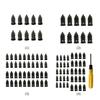 10/40Pcs Tire Repair Rubber Nail Black Car Tyre Repair Rubber Nail Set Vacuum Tyre Repair Nail Wheel Repairs Punctures Kit