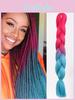 Ombre 32 Hairpieces Synthetic Inch Color Synthetic Hair Braids Pre Stretched Jumbo Braiding Hair Extensions For Daily Diy Use