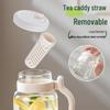Tianxi Large Capacity Glass Tea Infuser Straw Cup