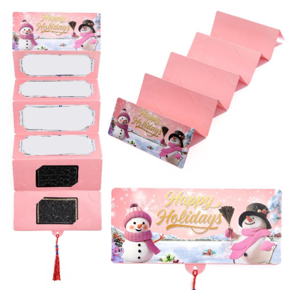 Santa Claus Folding Card Envelope 10Card Positions Christmas Decorations  Party Gifts