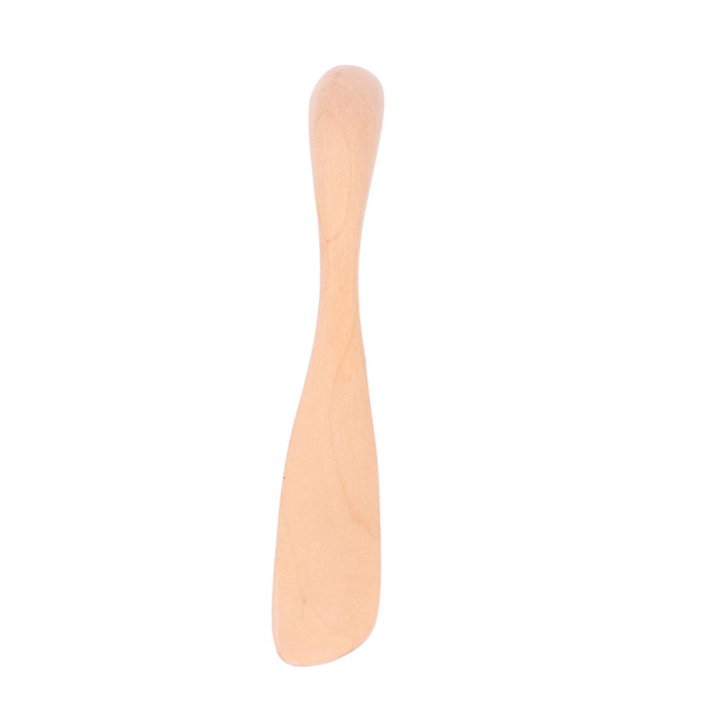 5PCS Wooden Knife Jam Cheese Spreader Tableware for Japanese for Bread Facial Mask