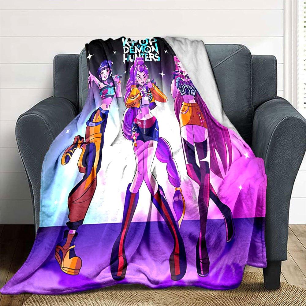 1 Stück Hunter x (8) Weiche Warme Decke für Zuhause, Büro, Reisen, Ganzjahres-Gemütlichkeit, Bettwäsche-Geschenk, Büro-Gemütlichkeits-AccessoireB08