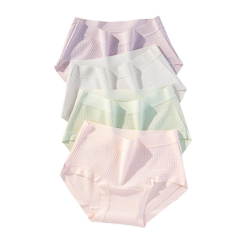 Mao Ren Women's A-Grade Cotton Underwear 4-Pack