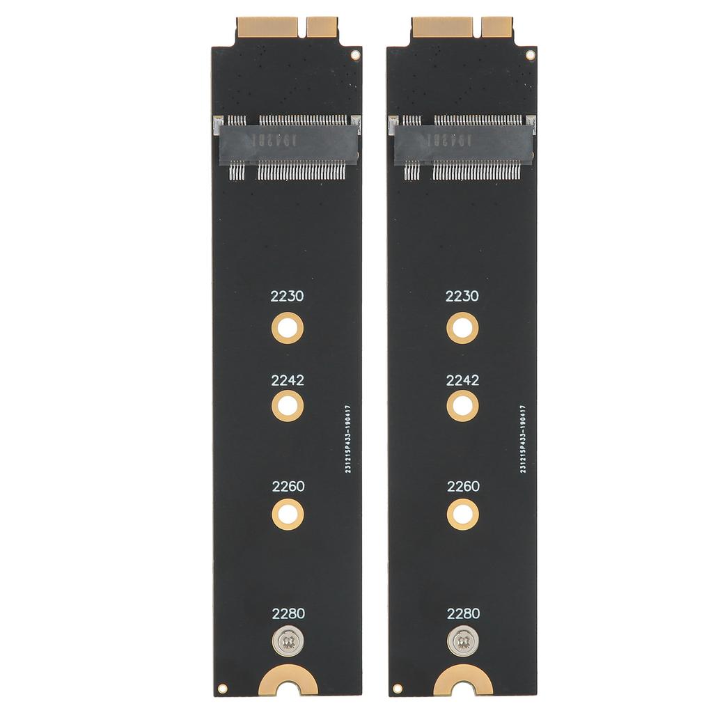 2pcs For SATA M.2 NGFF SSD To 2010 2011 for OS X Air A1370 A1369 Converter Adapter Card (12+6 Contacts)