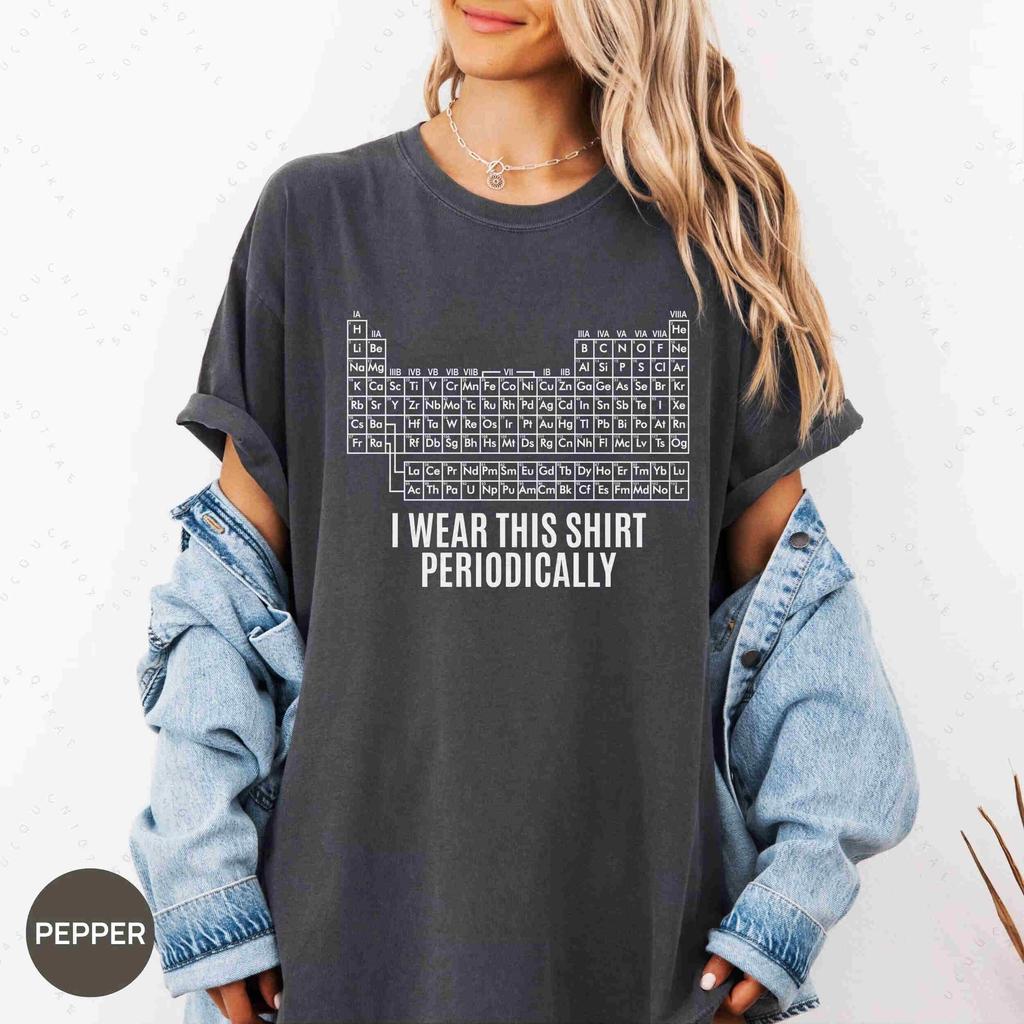 Dr Grace Periodic Table Top Project Hail Mary Jazz Hands I Wear This Tee Periodically Funny Amaze Oversized Unisex Harajuku high quality
