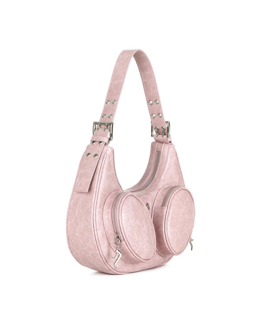 Yieyie Luna Bag Tote Bag Vintage Pink