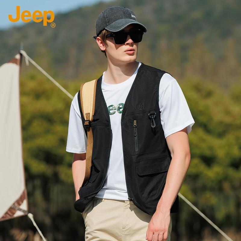 JEEP Men s Casual Outdoor Utility Vest XL