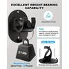 1/2Pcs Adjustable Curtain Rod Clip Self Adhesive Clamp Hook Curtain Rod Holder Wall Bracket Holder Nail-Free Wall Hanging Clip