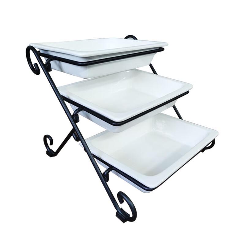 ZISIZ Three-Tier Buffet Display Stand