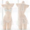 Sweet and Cute Angel & Demon Cosplay Lingerie Set Lolita Wings Bra and Panty Set Women Underwear Drop Ship
