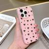 Shockproof Silicone Candy Color 2 In 1 Phone Case for iPhone 17 Air 16e 16 15 14 13 Plus 12 11 Pro X XR Max Luxury Bow Knot Y2K