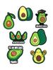 Jibbitz Avocado 7 Pcs Accessories Crocs Decoration