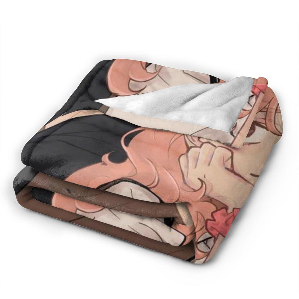 Mitsuki Koga Aya Green Yuri Blanket Quality Warm Soft Throw Blanket Winter Picnic Home Decor Pattern Bedspread