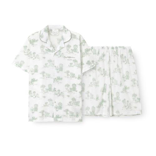 

[ORCITE] Пижама с коротким рукавом Elluang H003 [Отправка из Кореи] 100% Оригинал L