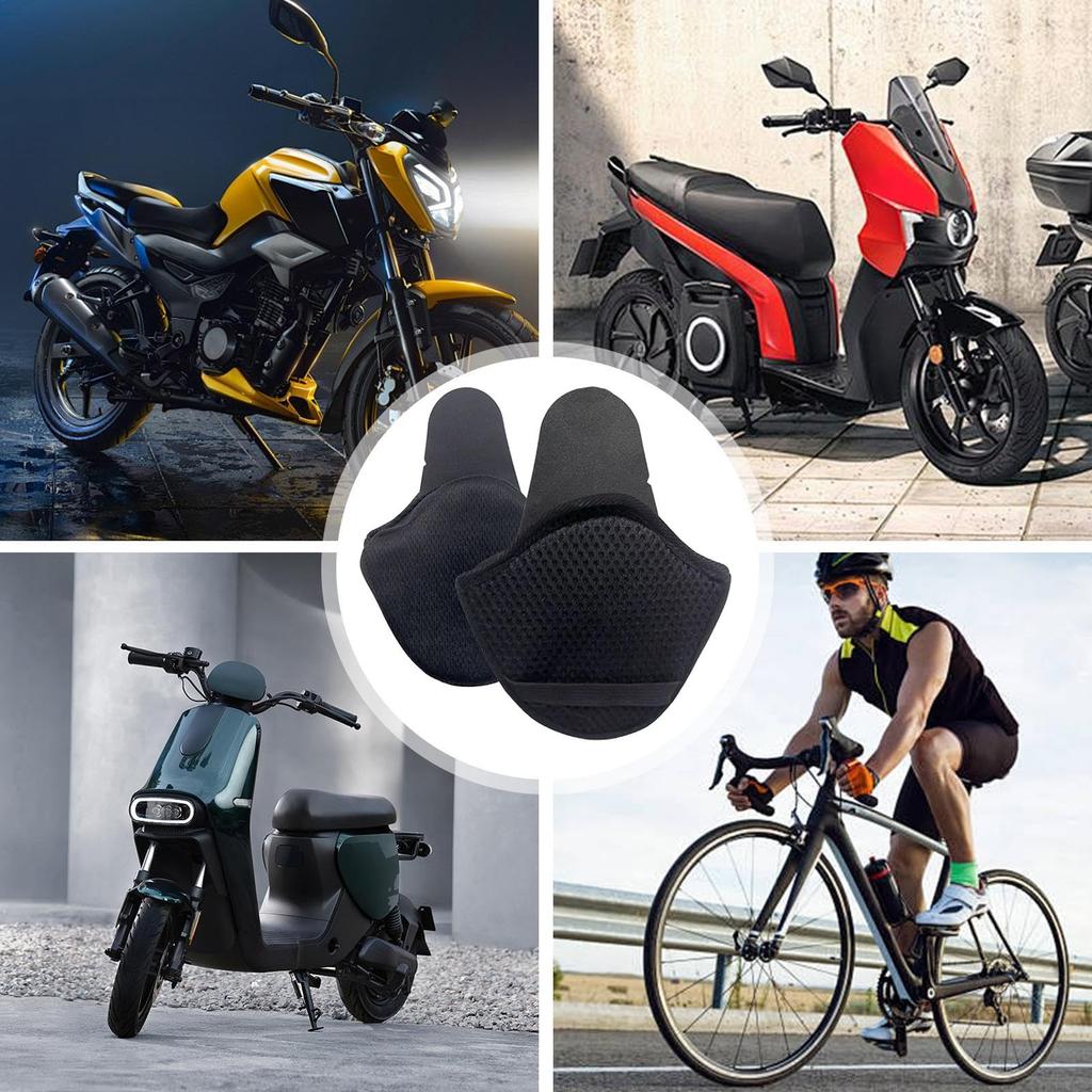 [wiroouia] Bike Helmet Ear Warmers, Bike Helmet Earpads, Bike Helmet Earmuffs Removable Warm Ear
