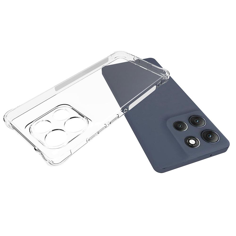 For Motorola Moto G86 Power 5G Case WANLONFENG WL Series 2.0mm TPU Phone Cover with Tempered Glass Film