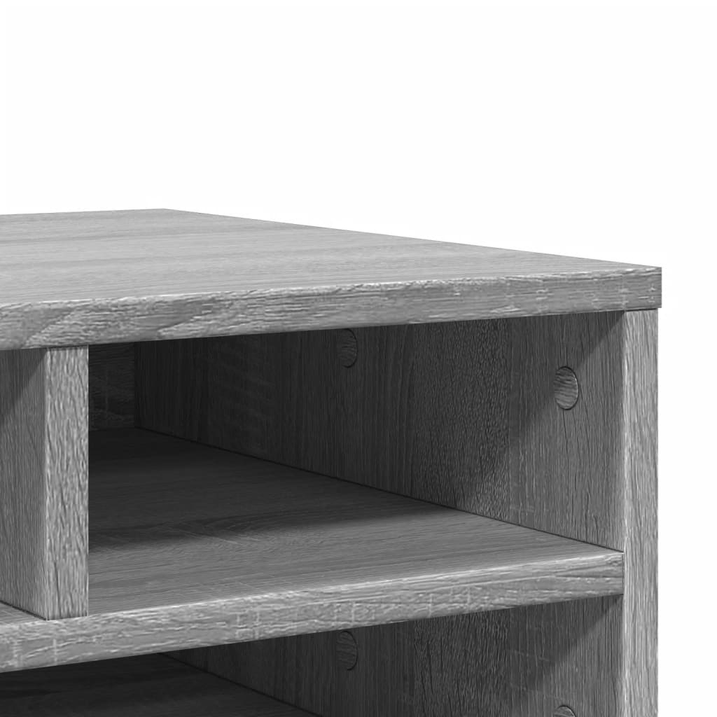 Printer Stand Gray Sonoma 49 X 40 X 22.5 Cm Engineered Wood