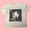 T-shirt da donna Streetwear Y2k con Stampa Top Goth Punk Emo Vintage Grafica Stampa Gatto Slim Casual Top Estivi Slim