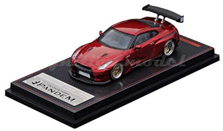 

модель зажигания Pandem R35 Красный металлик готовое изделие 1/64 GT-R