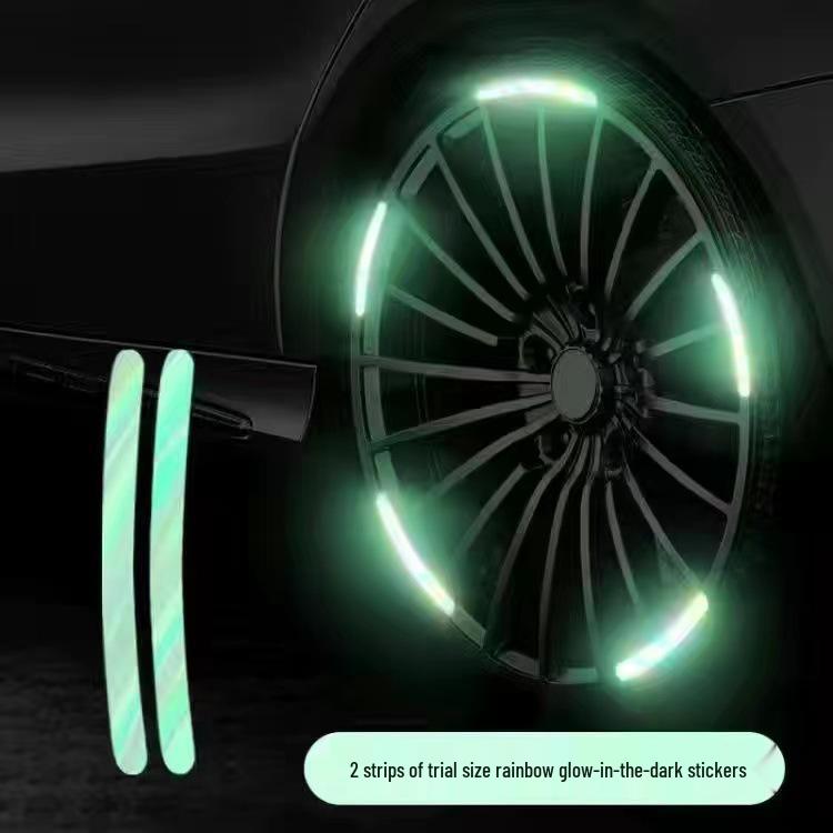 

Светоотражающие светящиеся наклейки на ступицы колес для автомобилей, мотоциклов и велосипедов