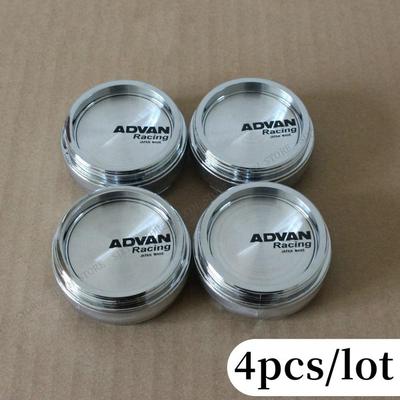 4 sztuk/partia Advan Racing godło 60MM 65MM kołpaki środkowe koła samochodowego odznaka akcesoria do modyfikacji osłona piasty koła samochodowego