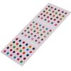 VAMA Fashions 90 Stone Bindi Multicolor Round Forehead Sticker Velvet Premium Sindoor Bindiya Reusable Self Adhesive Kumkum Dots Bindis Set for Wom