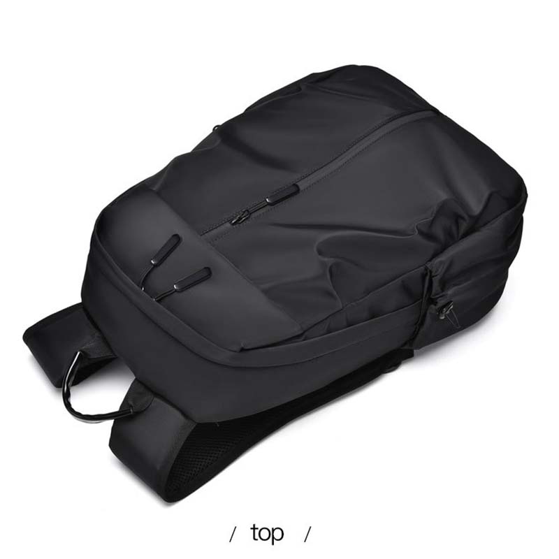 SCIONE Men's Casual Large-Capacity Backpack Lightweight Burden-reduced Waterproof Solid Color Minimalist Outdoor Leisure Sports Backpack