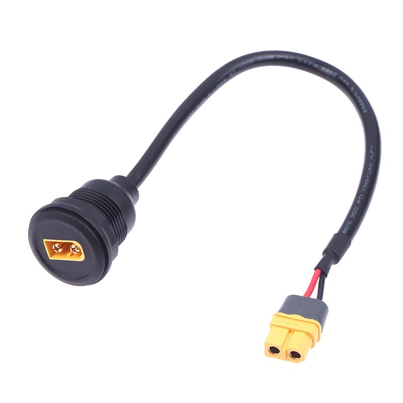 XT60 Male To Female Extension Cable Round/Square Flush Panel Mount Charge Cable For RC Drones Battery E-Bike Connect Wire